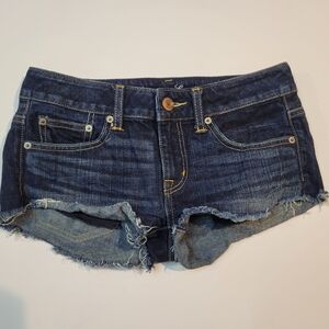 American Eagle Outfitters Dark Blue Jean Shorts